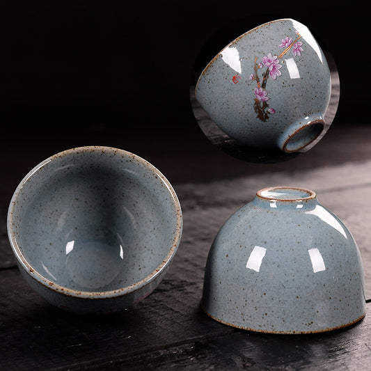 Retro ceramic tea cup
